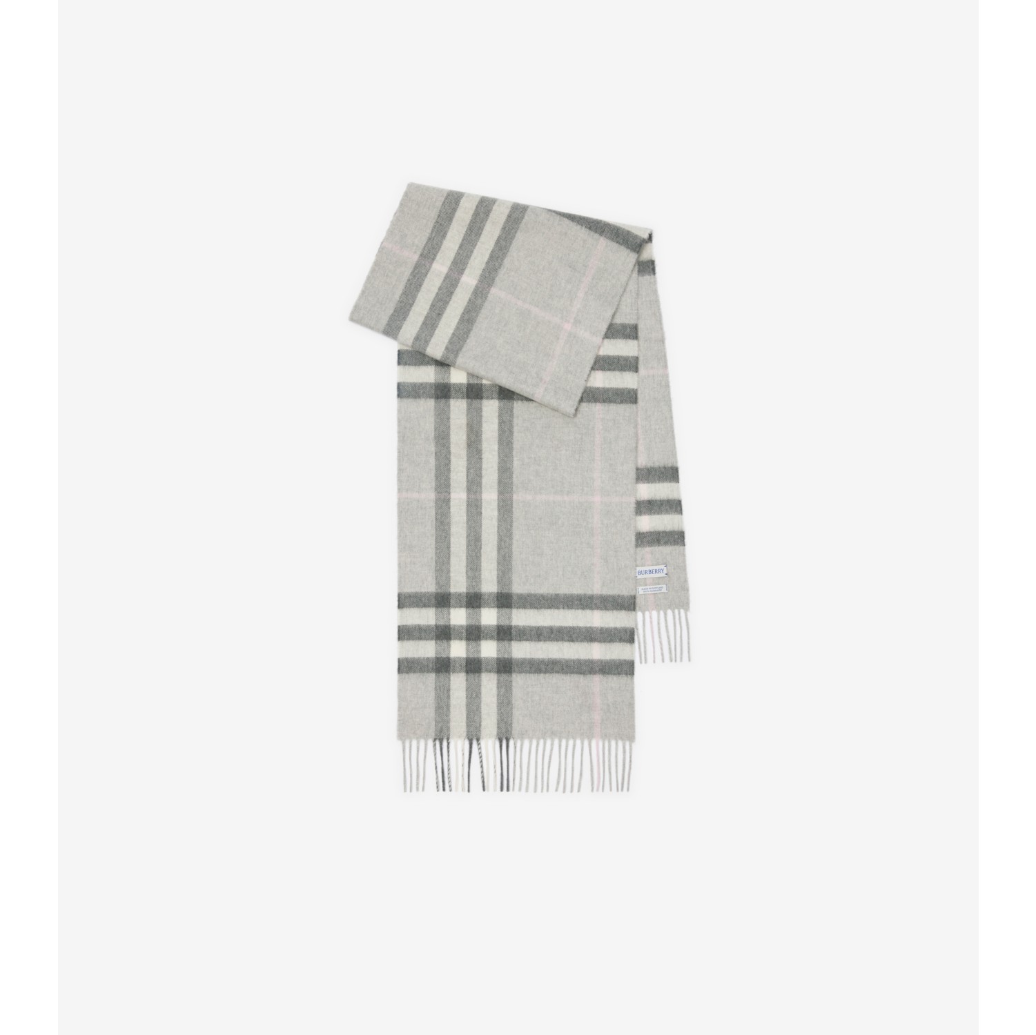 Check Cashmere Scarf