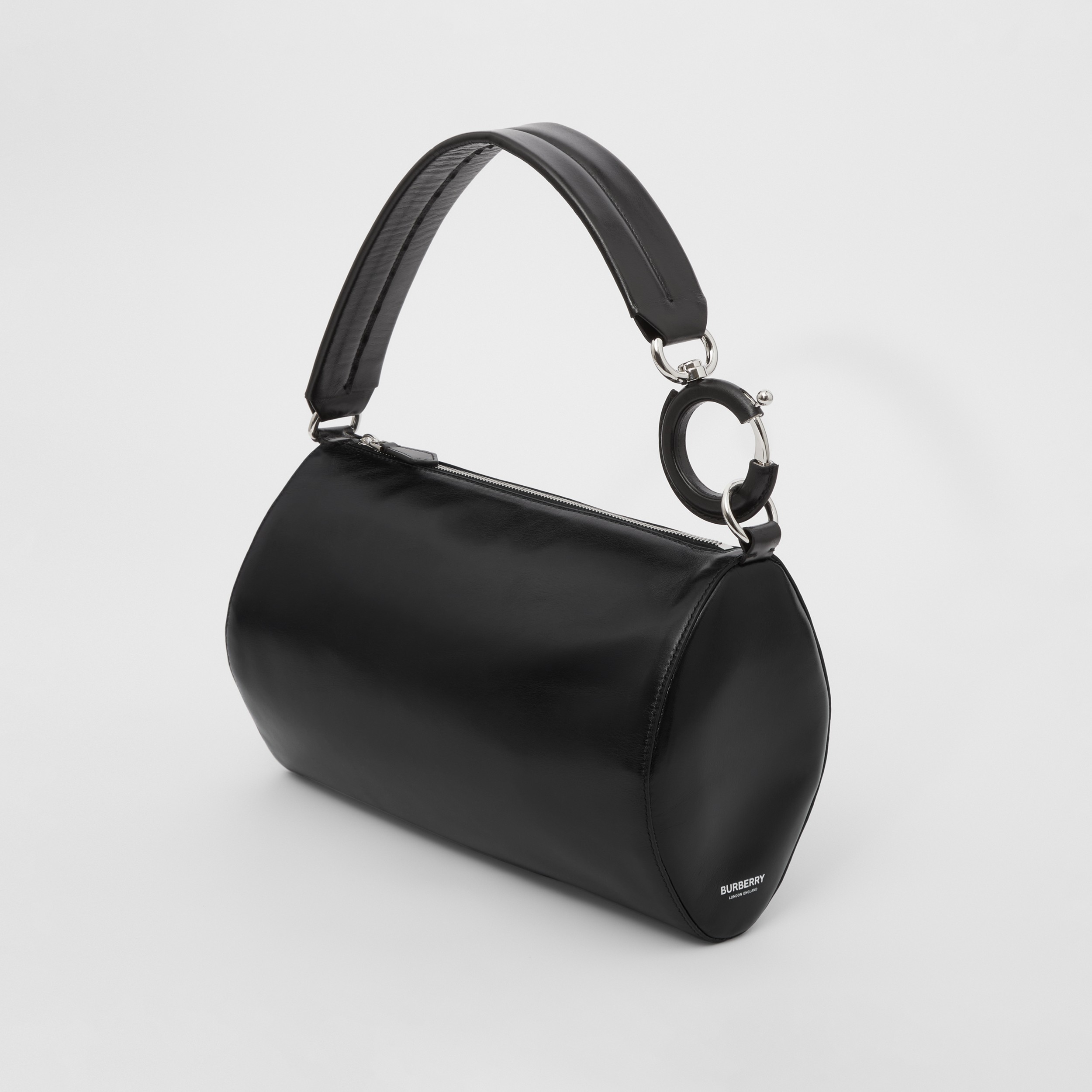 Small Leather Rhombi Bag in Black - Women | Burberry® Official - 3