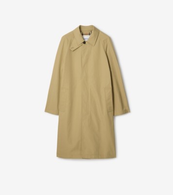 ロング コットンカーコート (ハンパーベージュ) - メンズ | Burberry