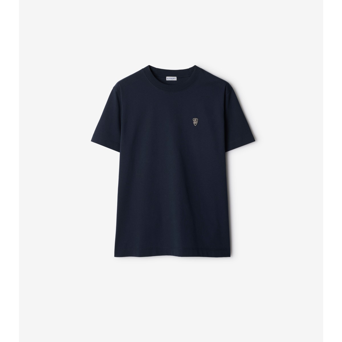 Shop Burberry Cotton T-shirt In Storm