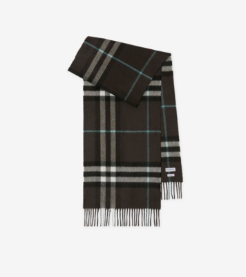 チェック カシミアスカーフ (オッター) | Burberry®公式サイト