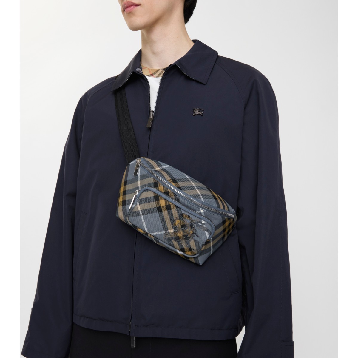  Check Small Belt Bag