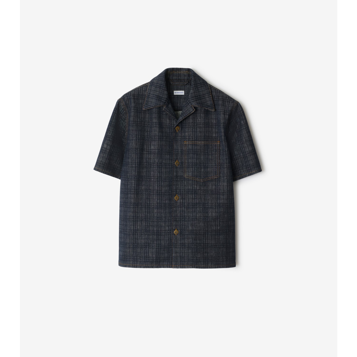 Relaxed Fit Check Denim Shirt