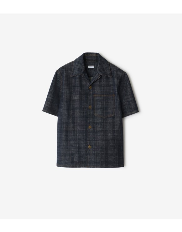 Chemise casual en denim Check