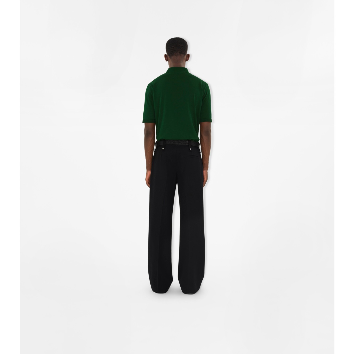 Baumwoll-Poloshirt im Argyle-Design