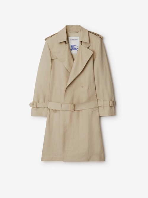 Burberry Long Tricot In Neutral