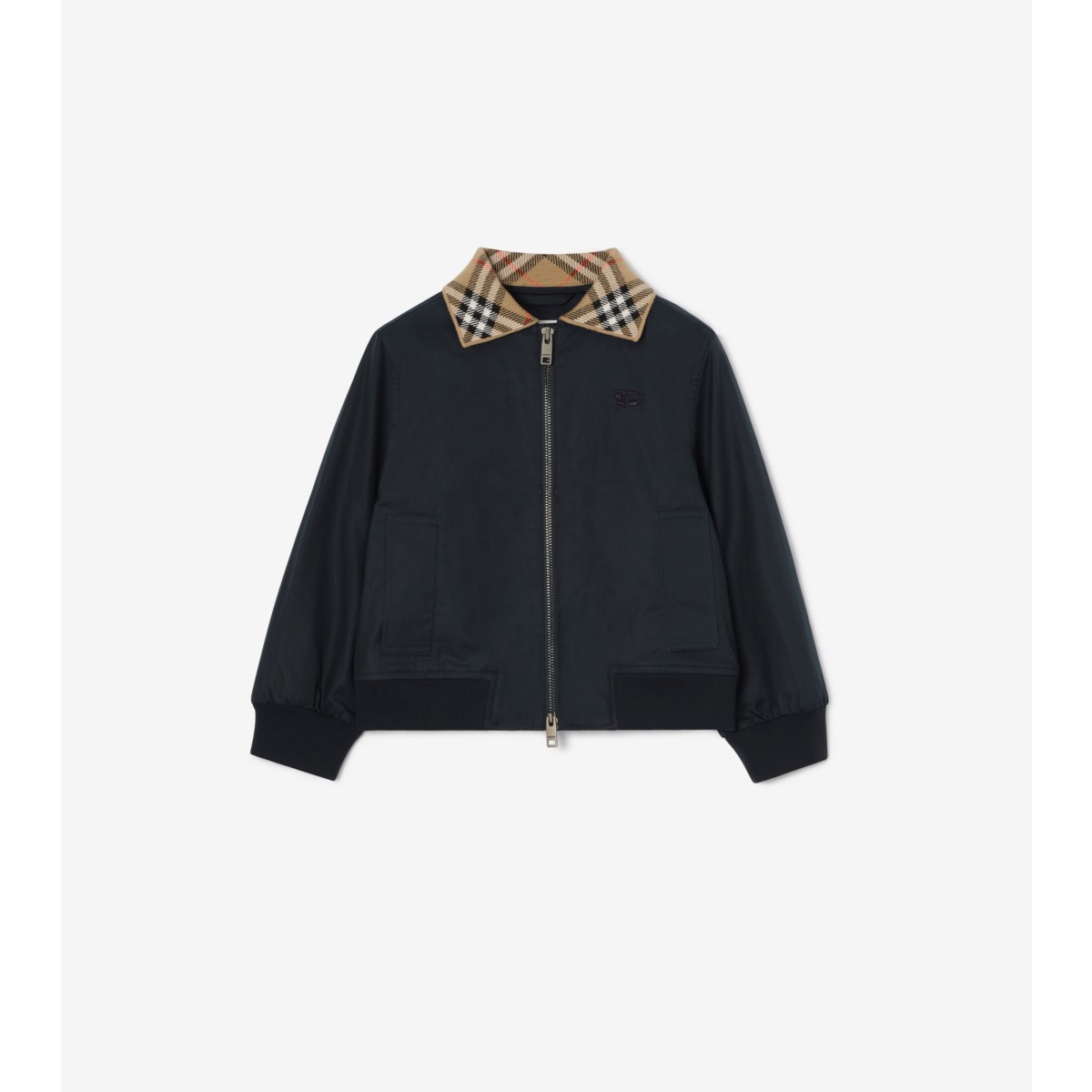  Check Cotton Hayfield Bomber Jacket