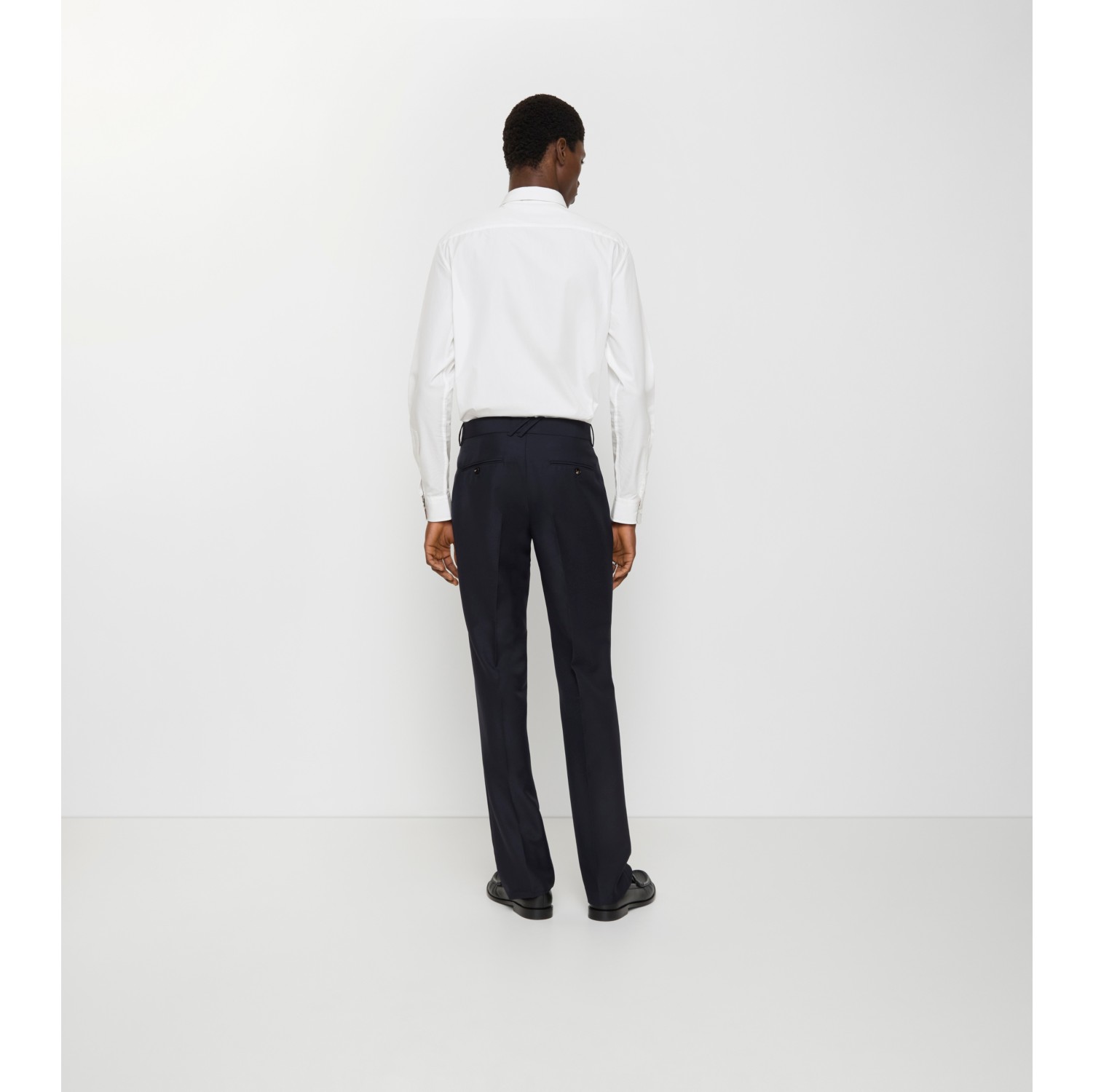 Wool Mohair Tailored Trousers