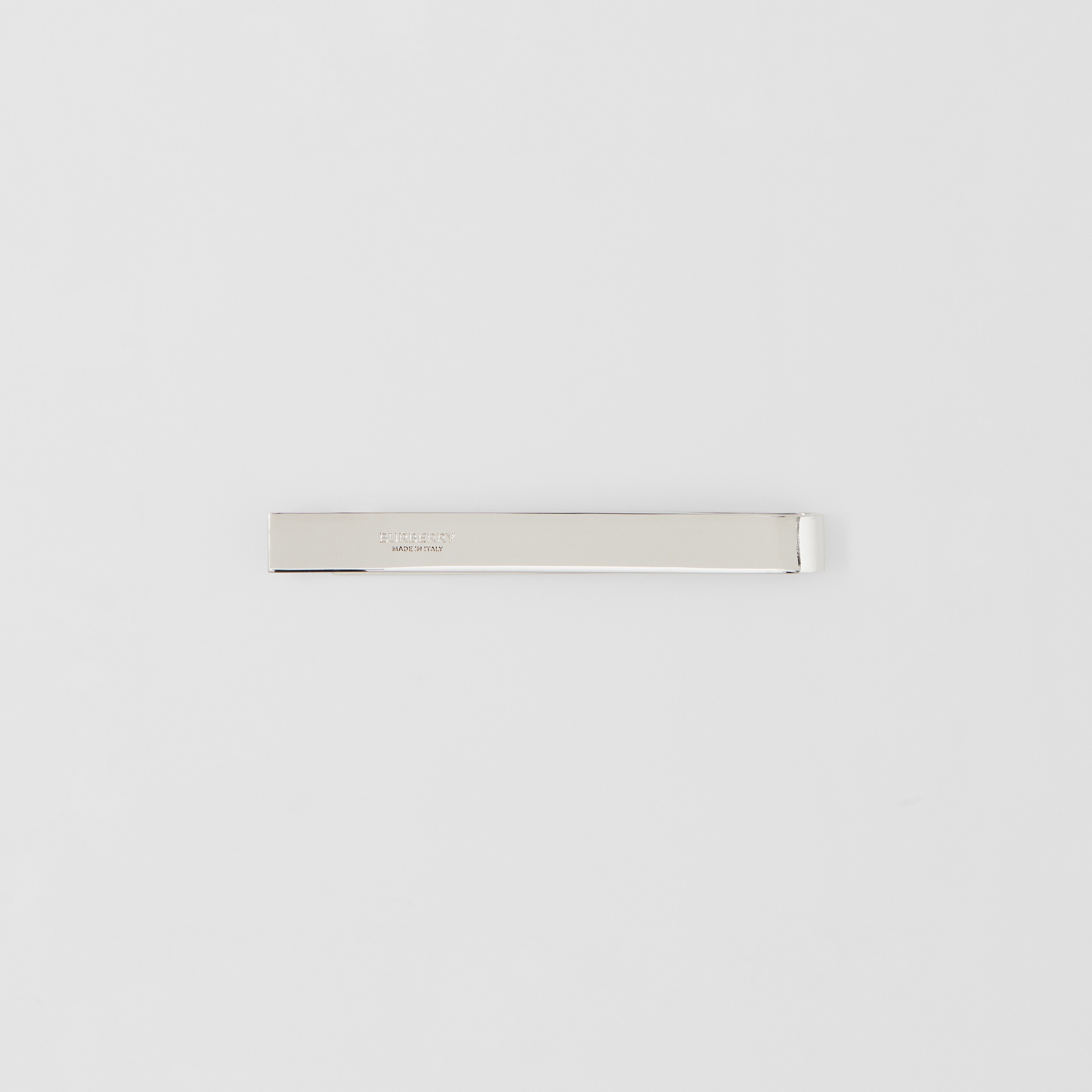 Monogram Motif Palladium-plated Tie Bar - Men | Burberry® Official - 3