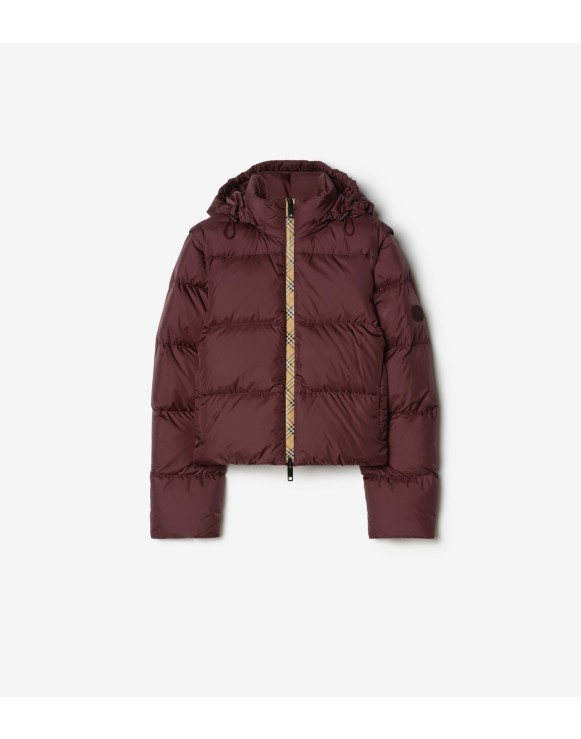 BURBERRY ダークブラウン ダウンジャケット バーバリー ウィメンズ ダウンジャケット | Burberry®