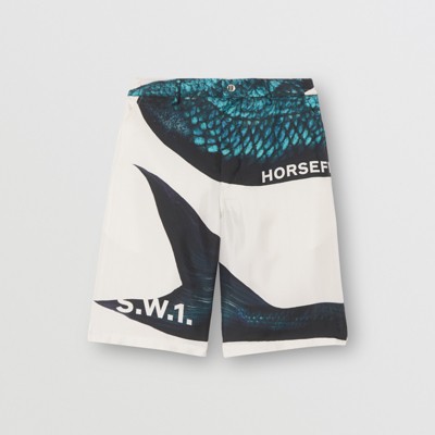 burberry blue shorts