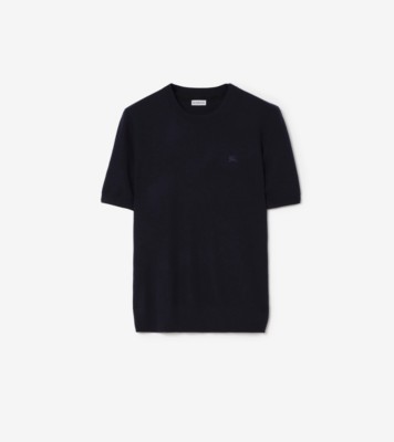 Cashmere Top in Navy - Men, Nylon | Burberry® Official