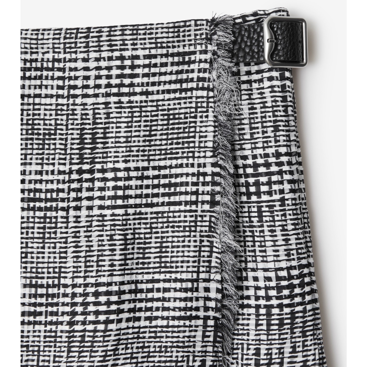 Warped Houndstooth Nylon Kilt