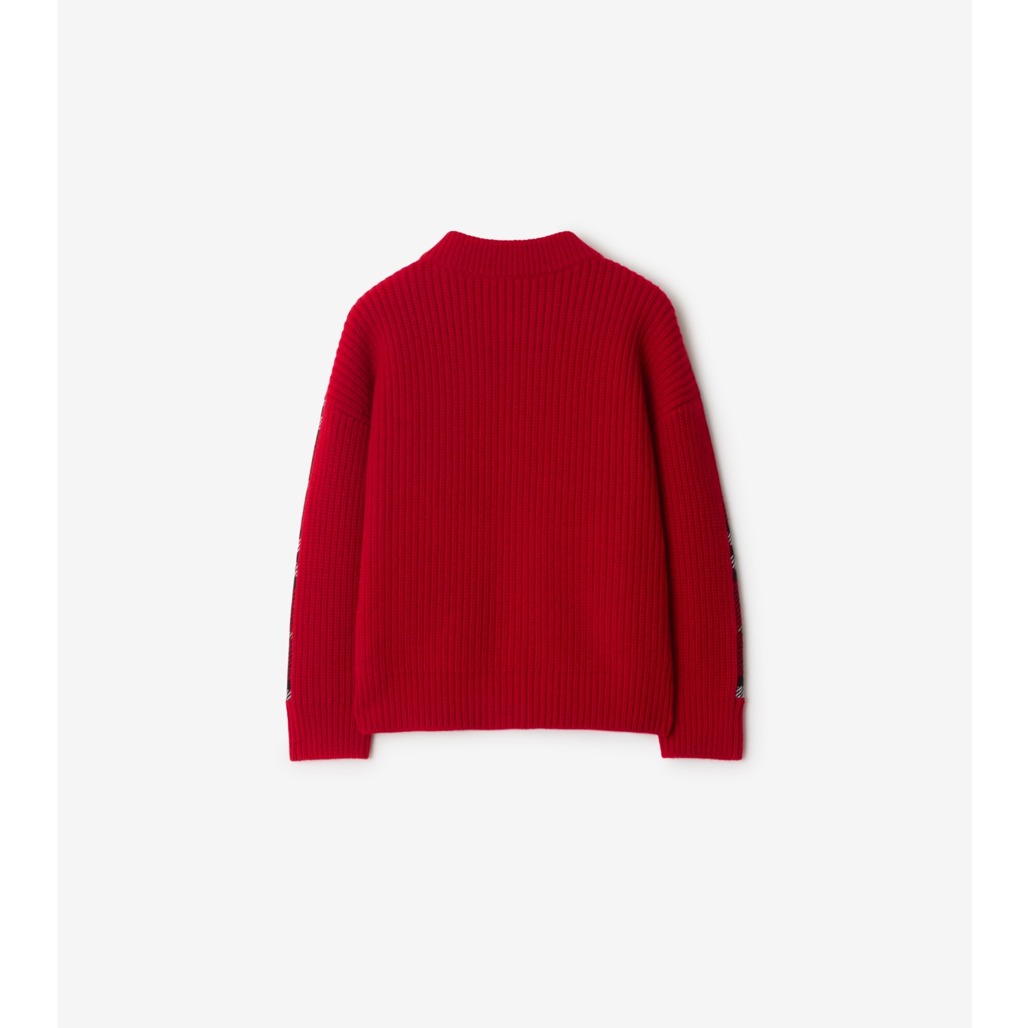Check Wool Bomber Jacket