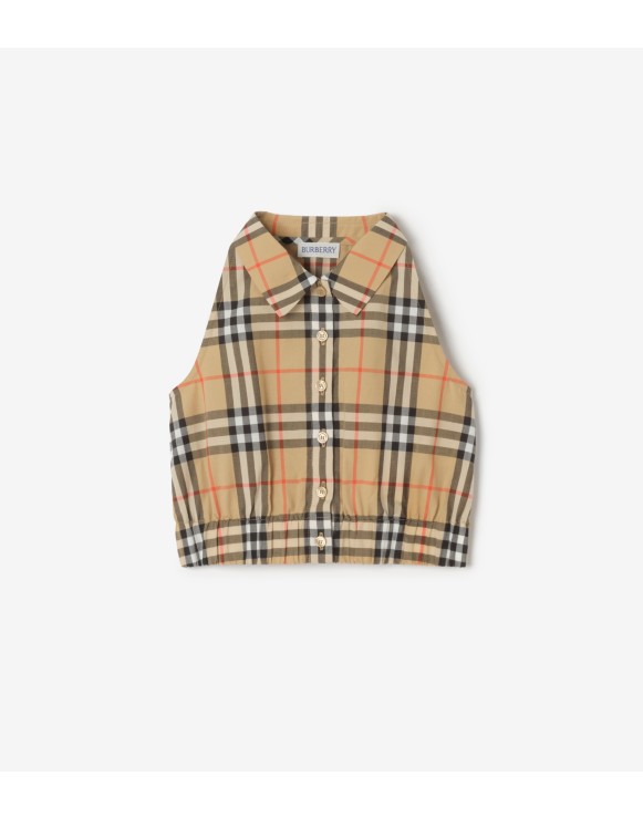 Chemise en coton Check