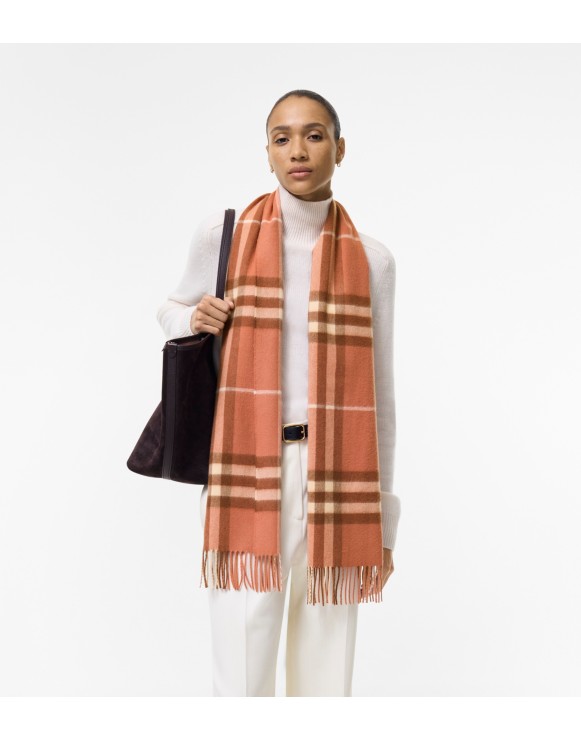 ウィメンズ シルク、ウール、カシミアスカーフ | Burberry® 公式サイト