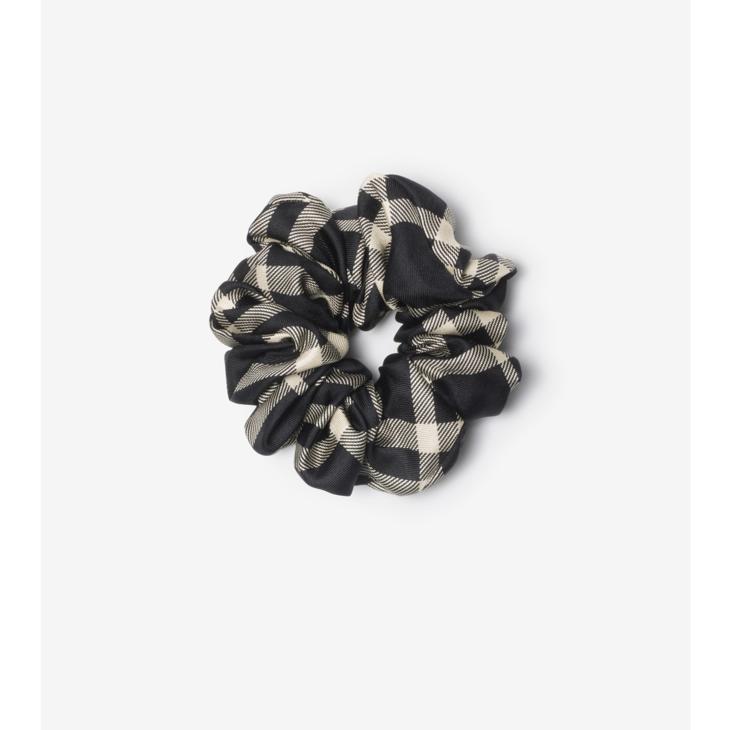 Seidenscrunchie in Check