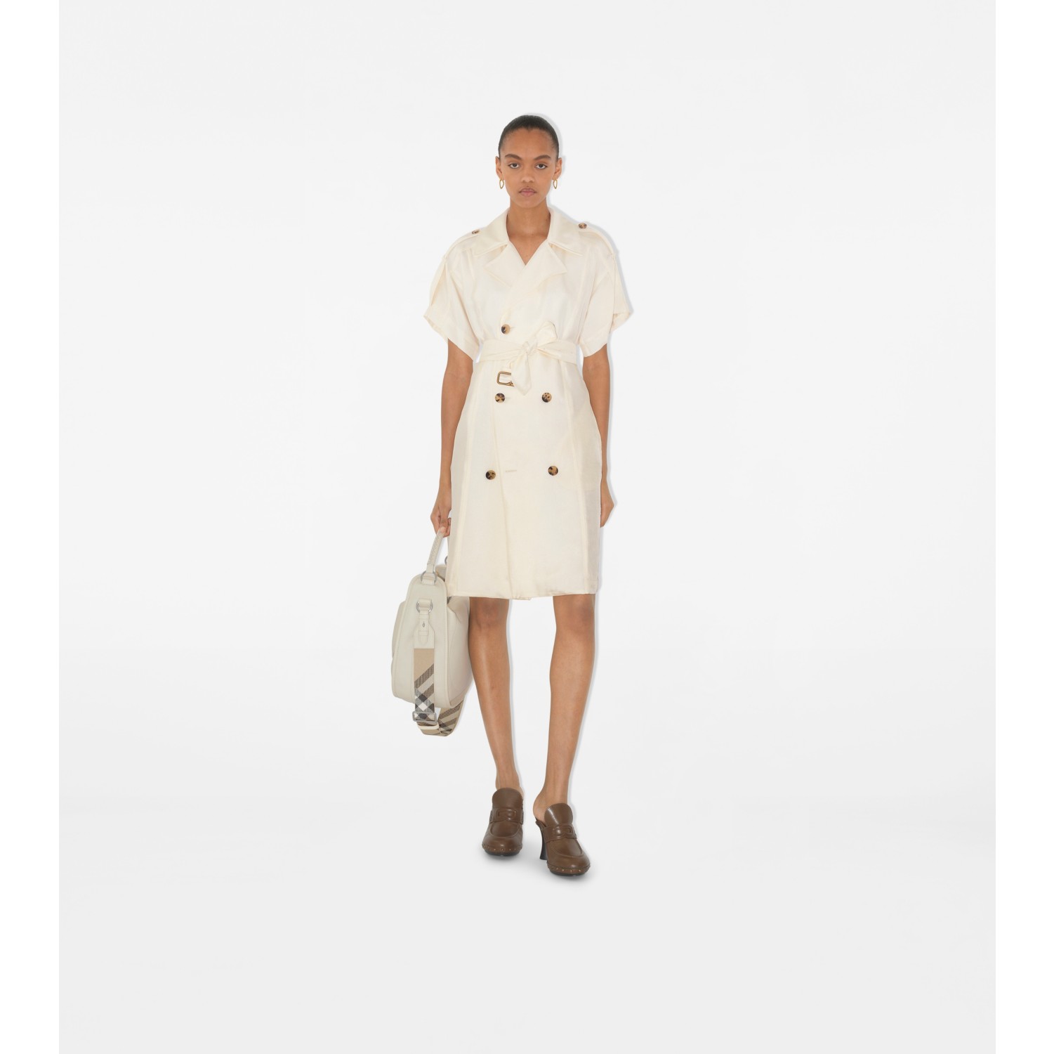 Viscose Trench Dress