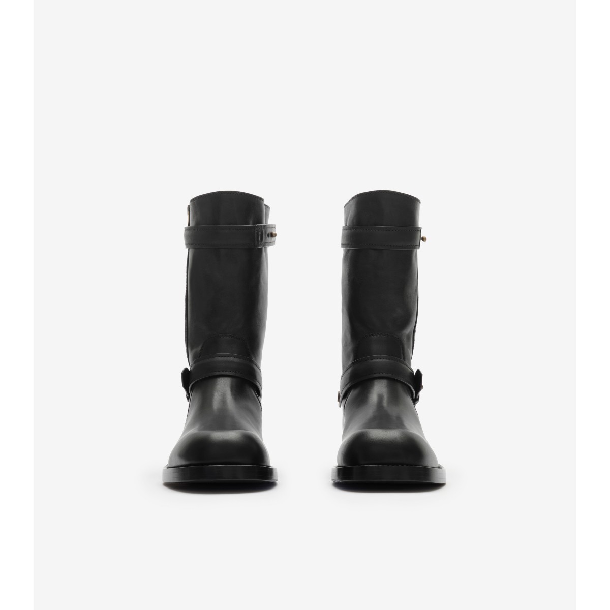  Leather Kent Biker Boots