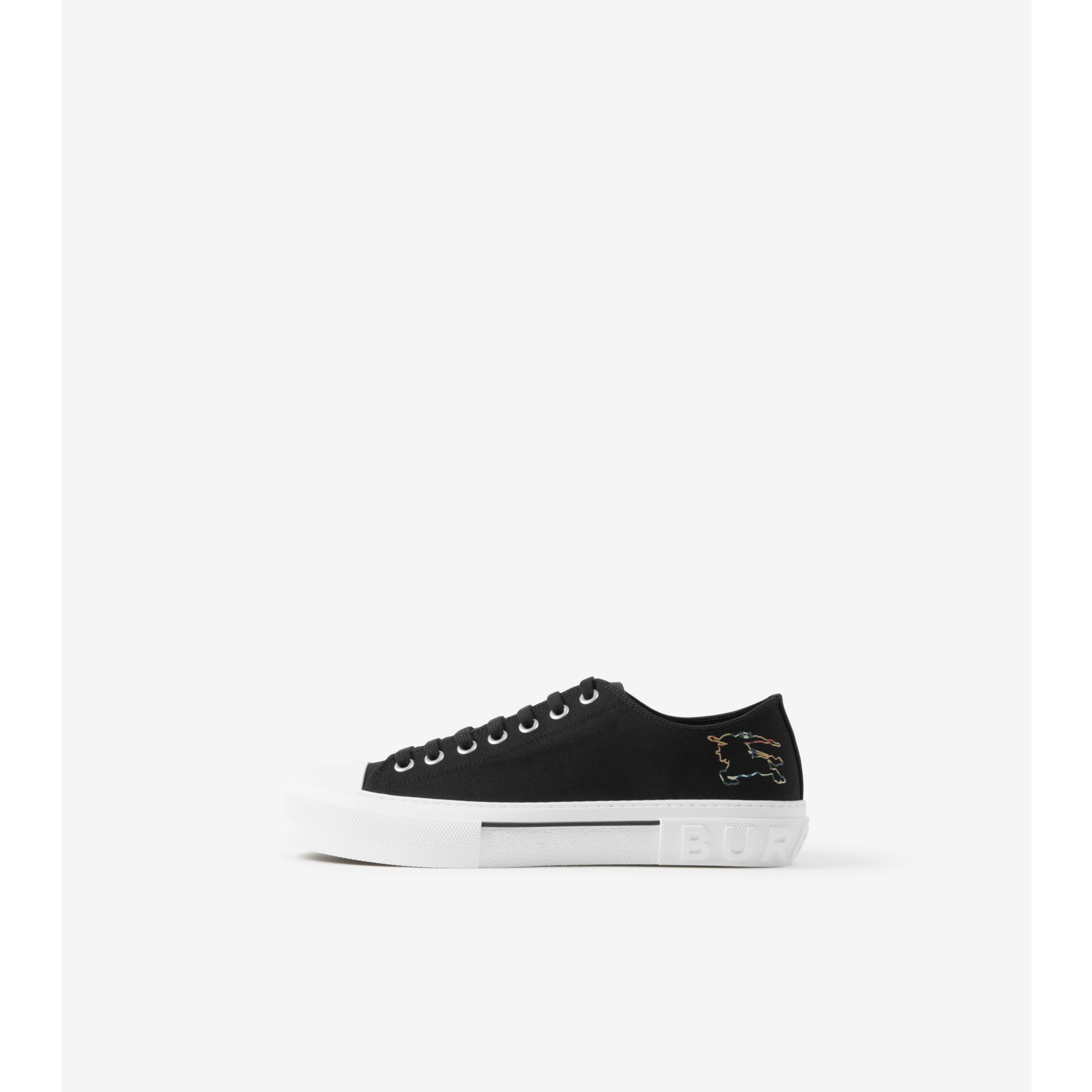 Ekd and monogram print cotton sneakers by Burberry