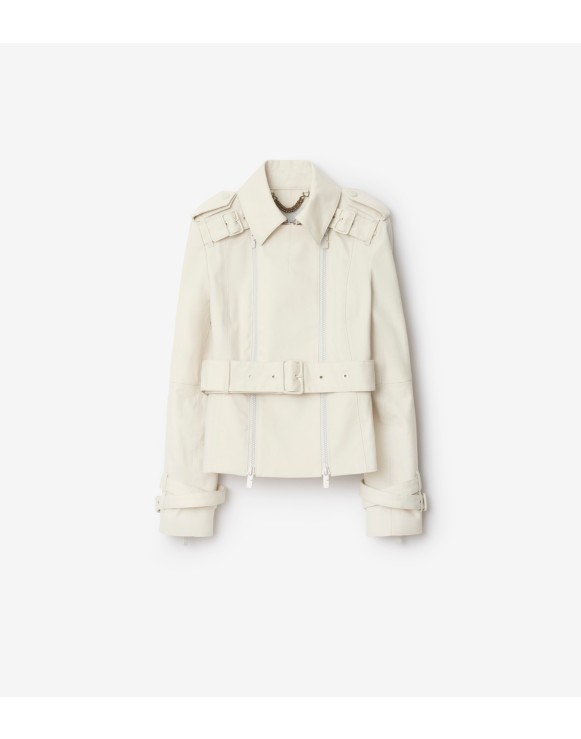 Bonded Cotton Trench Jacket