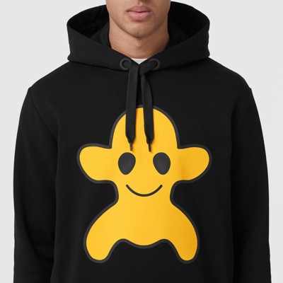 black graphic hoodie
