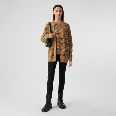 burberry merino wool cardigan