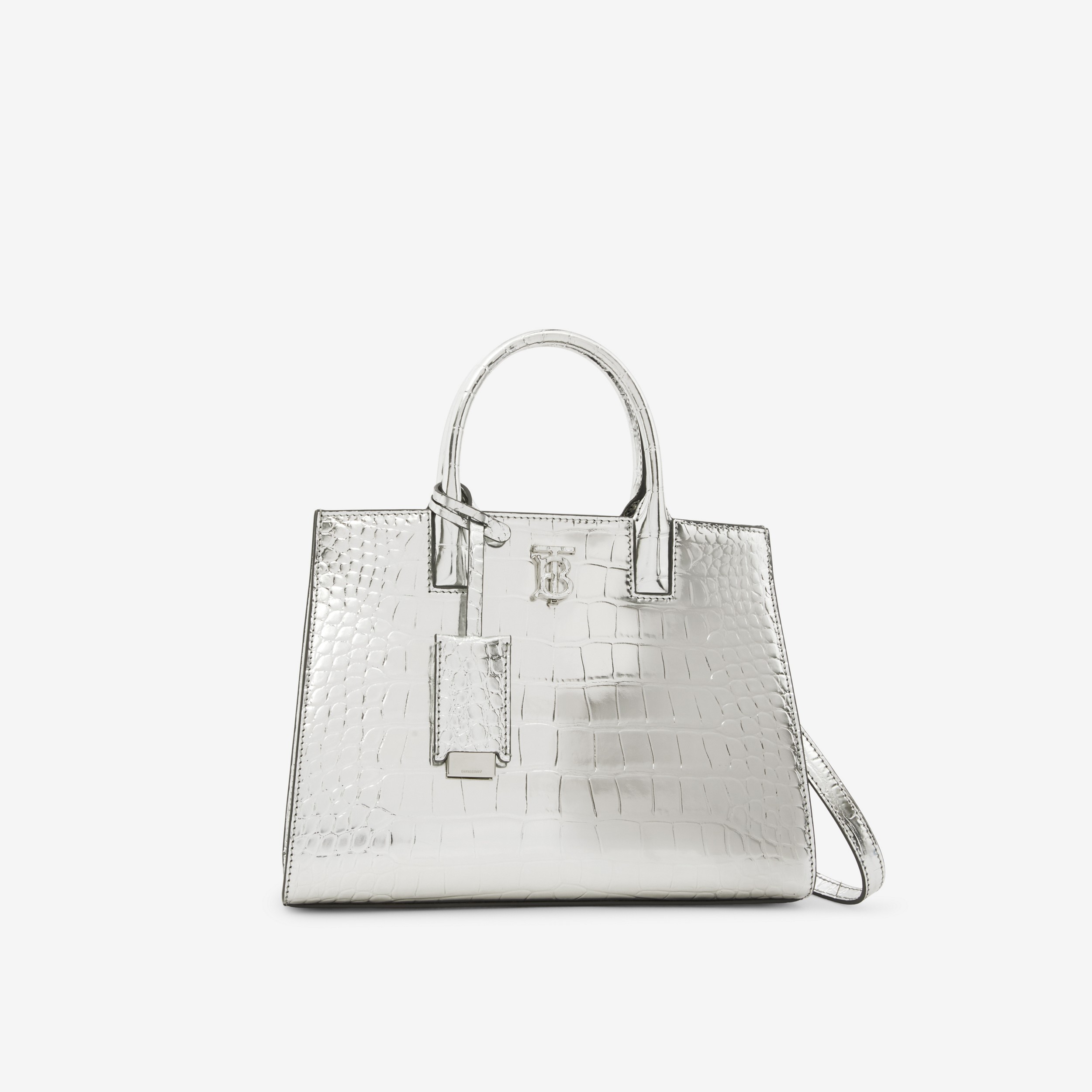 Mini Frances Bag in Silver - Women | Burberry® Official - 3