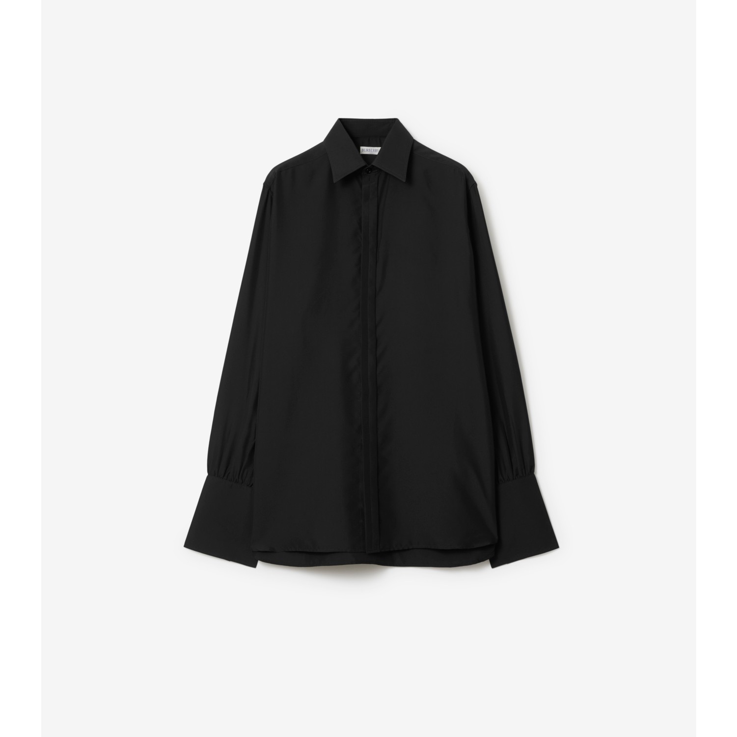 Silk Shirt in Black - Women | Burberry® Official