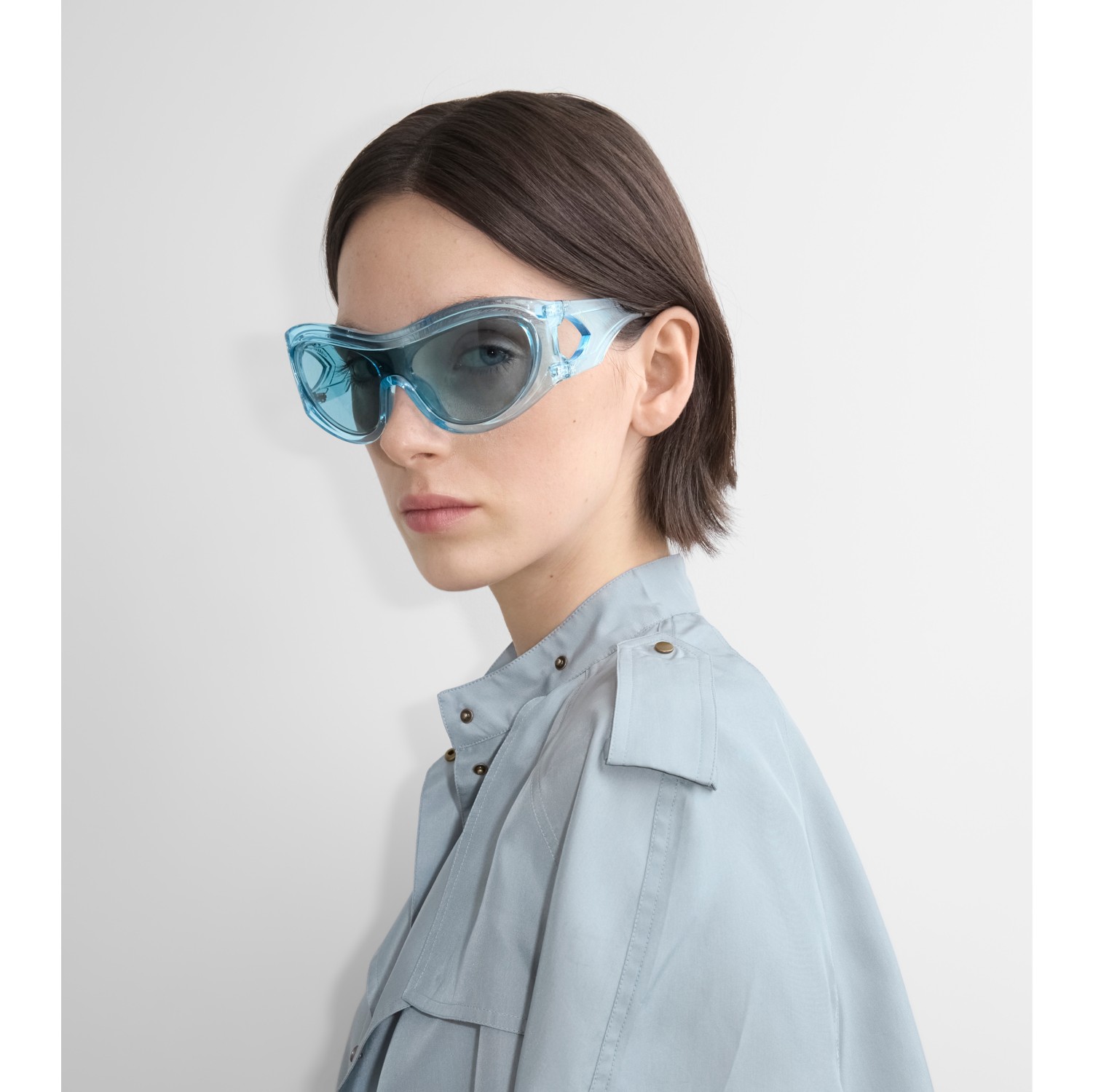 Shield Cutout Sunglasses​