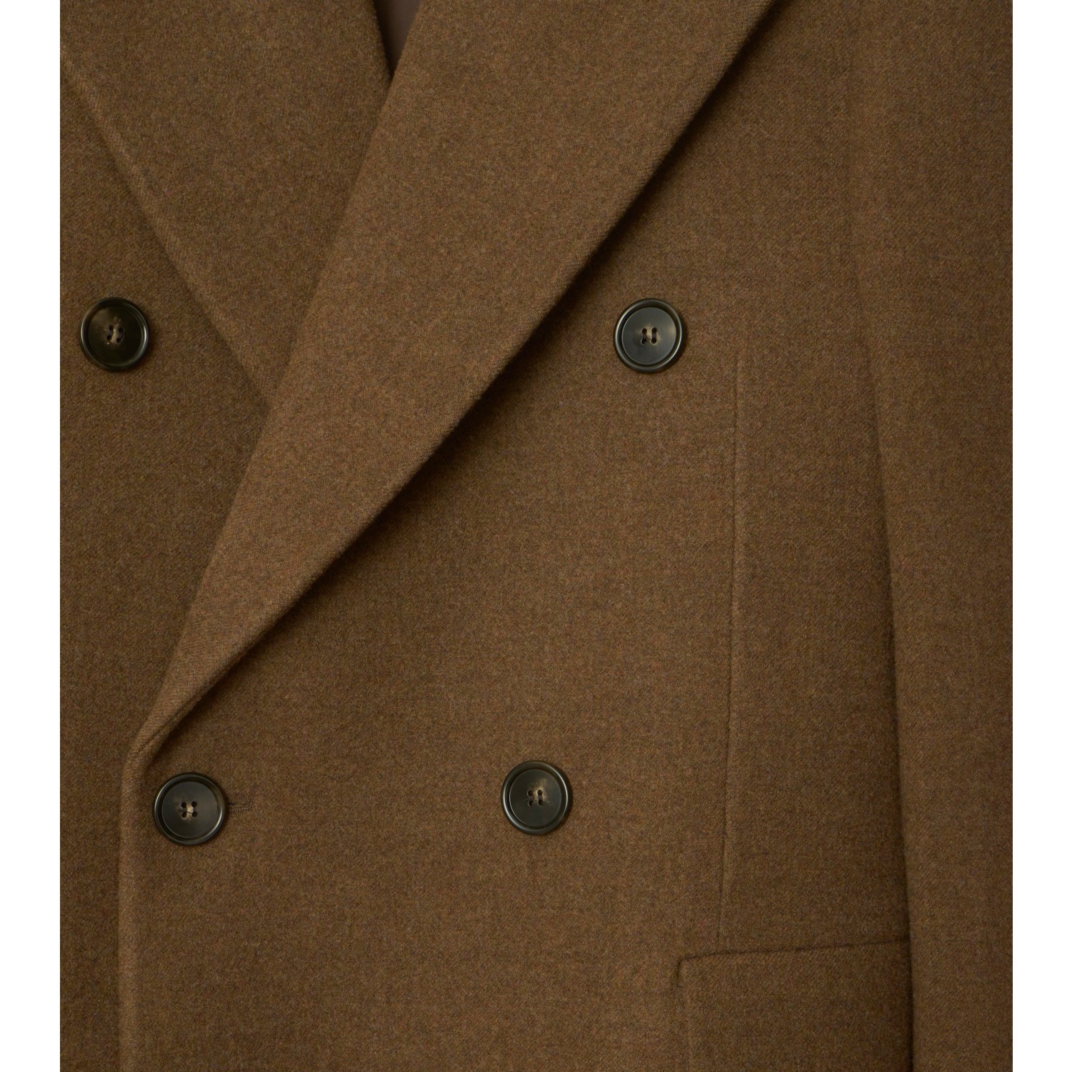 Manteau ajusté en laine