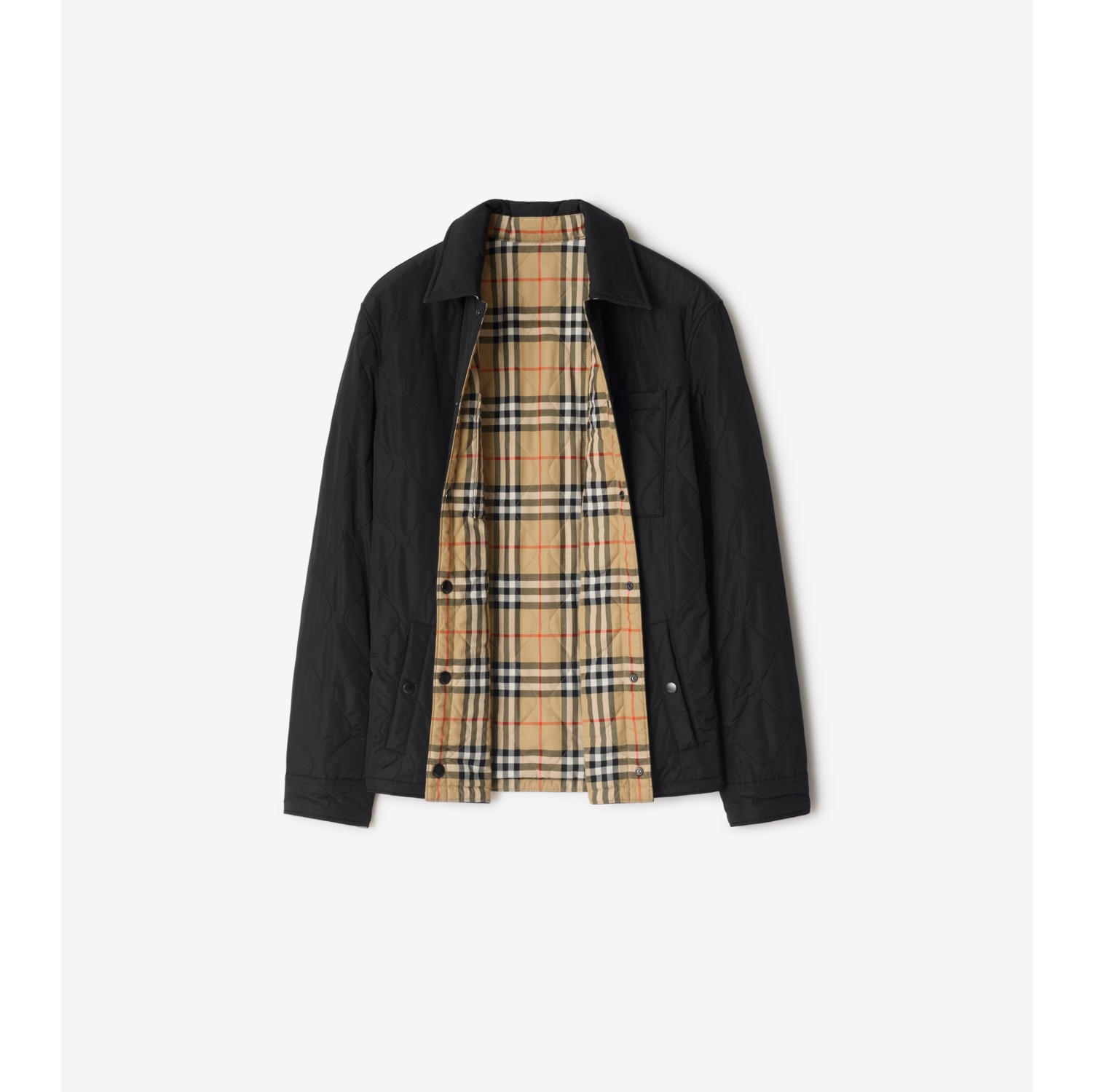 Reversible Quilted Nylon Overshirt