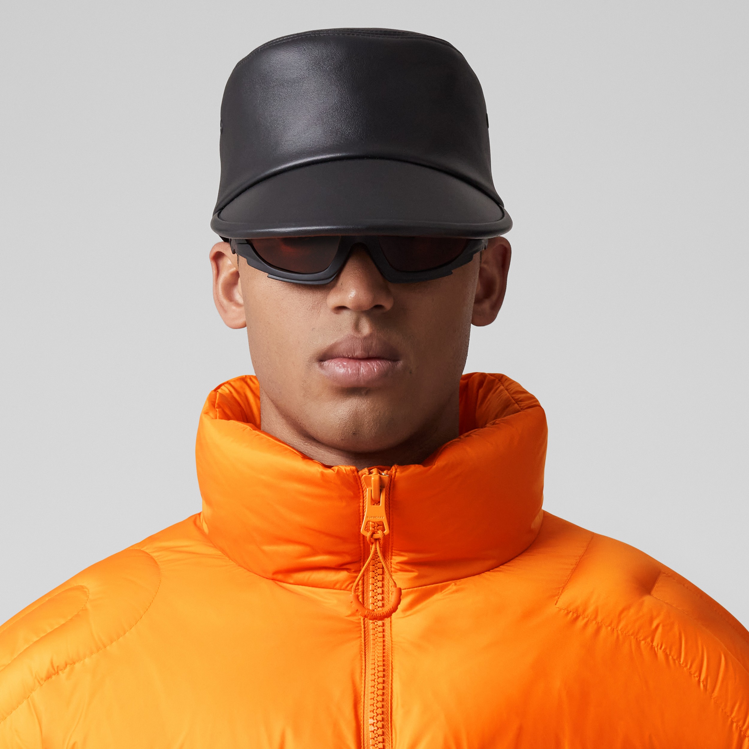Doudoune matelassée en nylon à logo (Orange Vif) - Homme | Site officiel Burberry® - 2