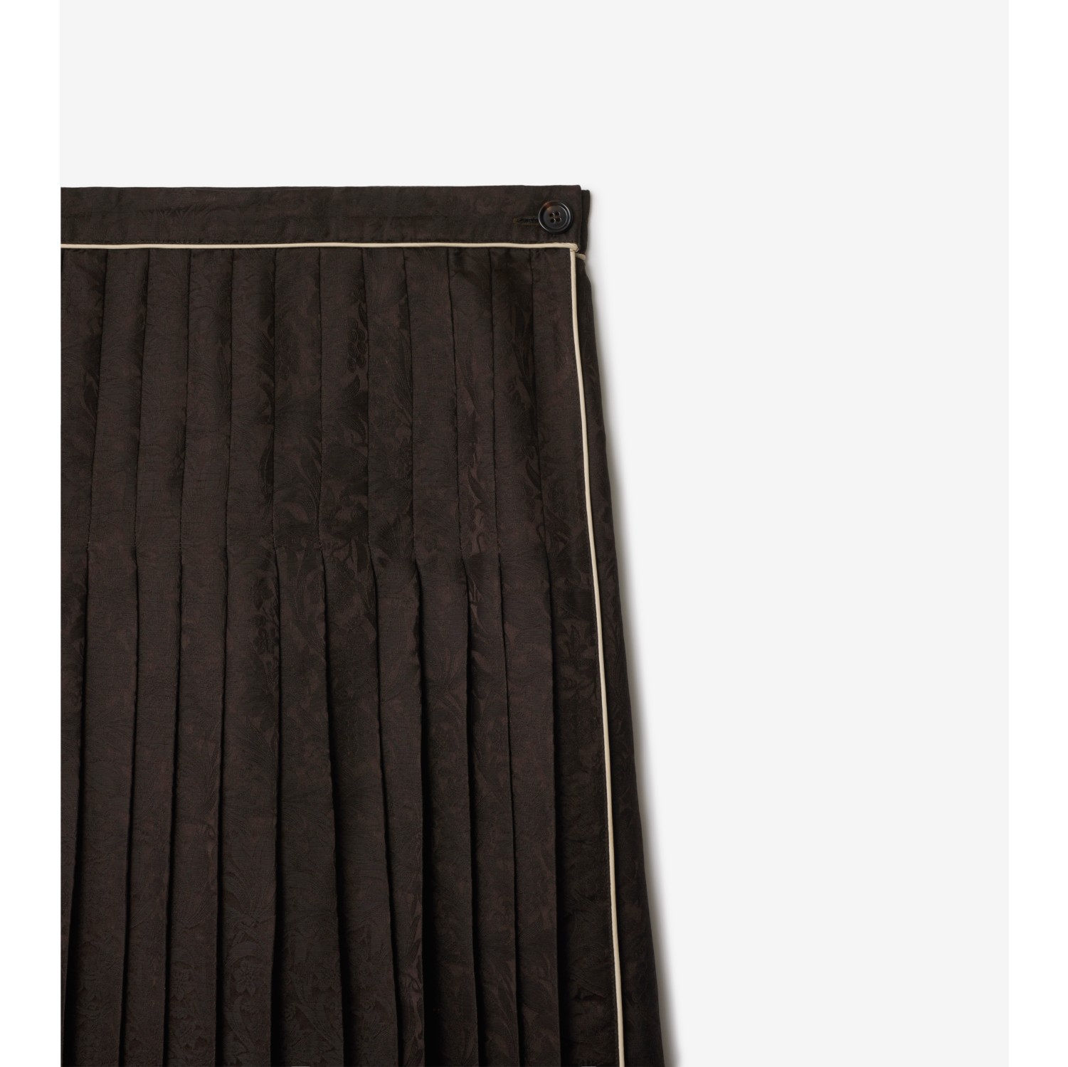 Sunflower Pleated Silk Skirt