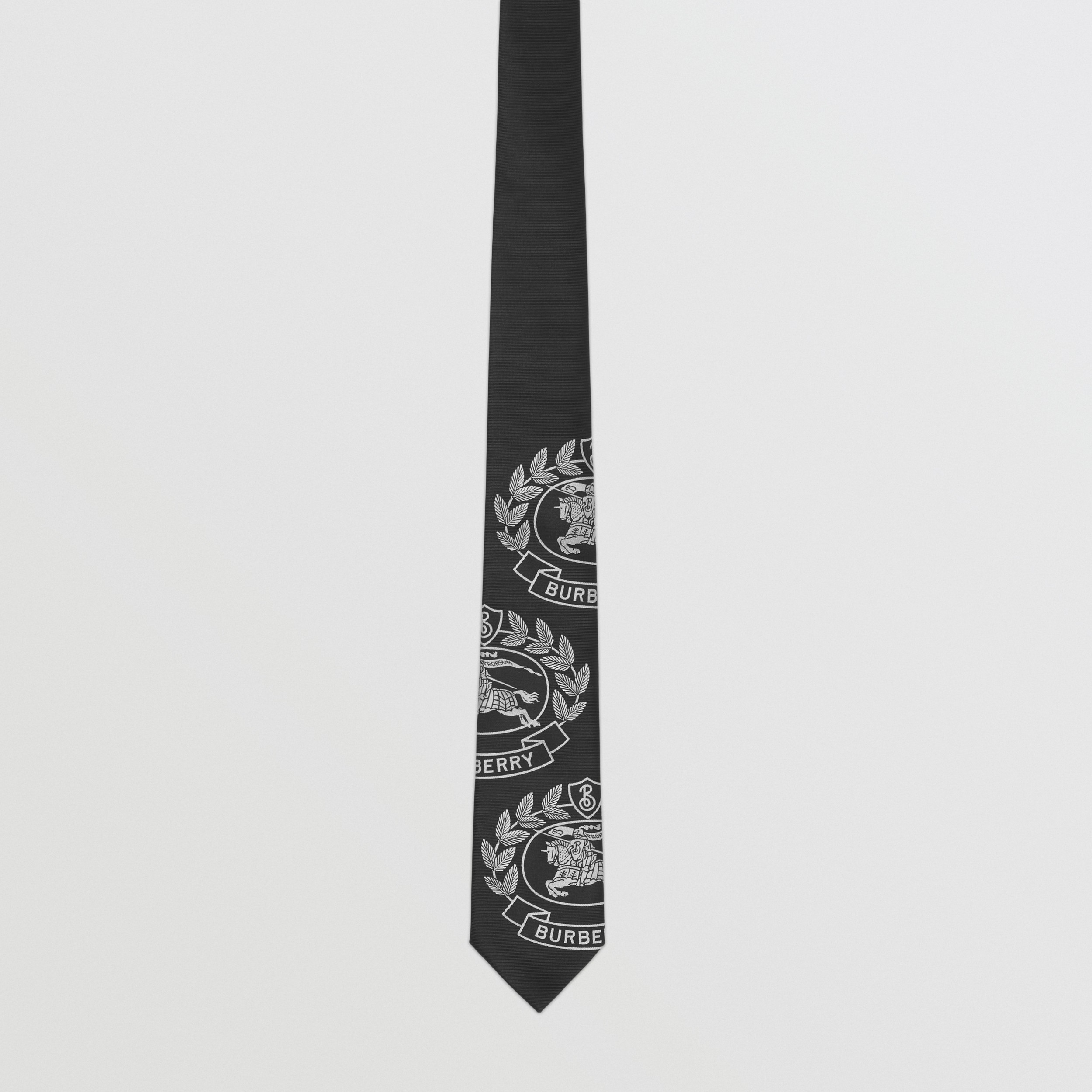 Classic Cut EKD Print Silk Tie in Black - Men | Burberry® Official - 4