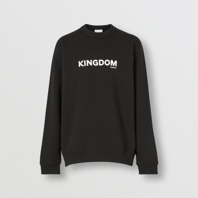 Kingdom Print Cotton Sweatshirt in 