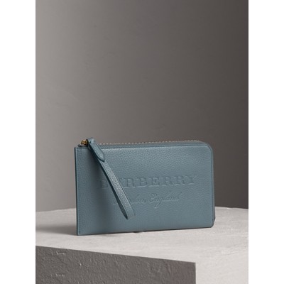 burberry embossed wallet