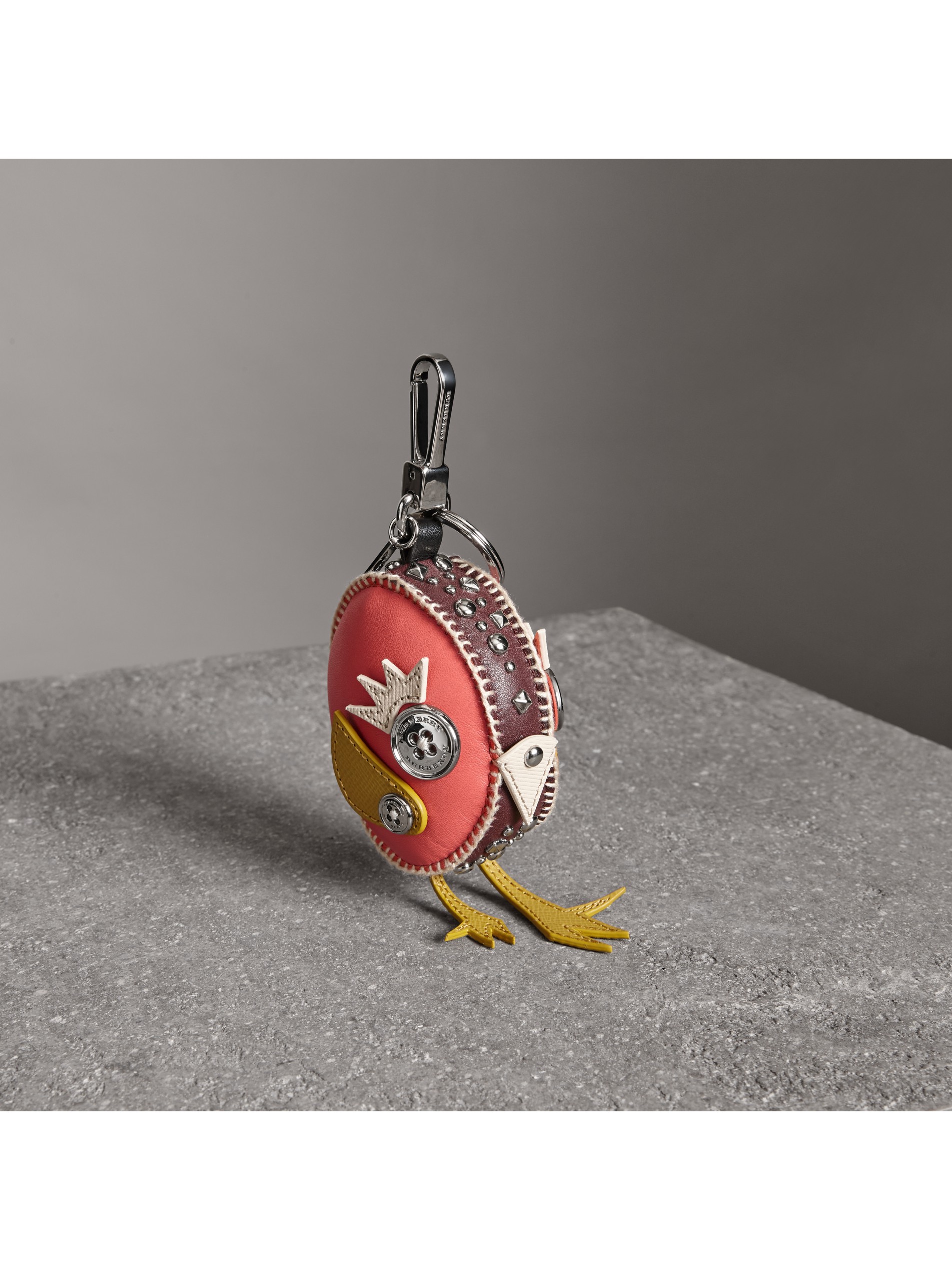 derek the bird leather charm image01