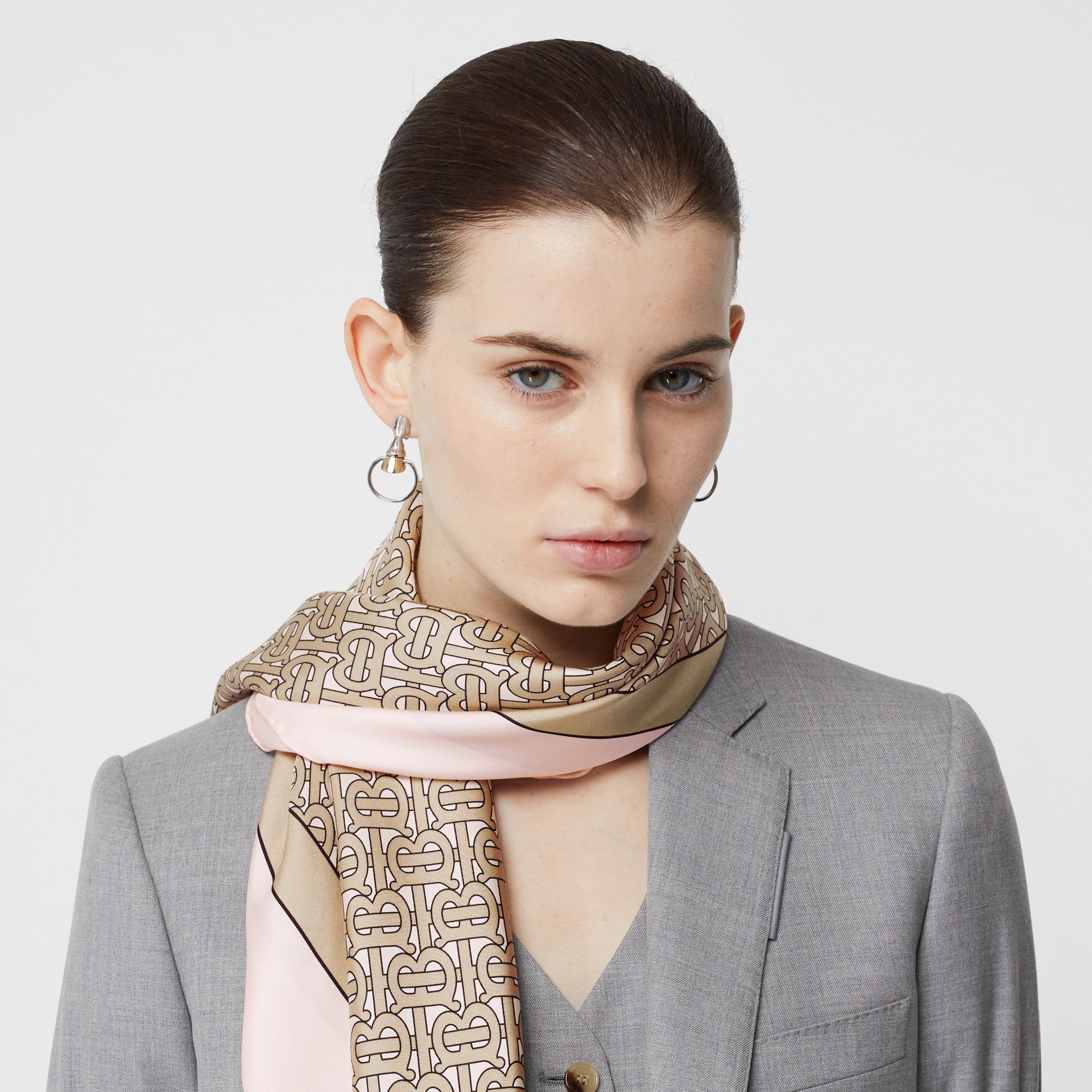 Burberry Monogram Print Scarf | IQS Executive