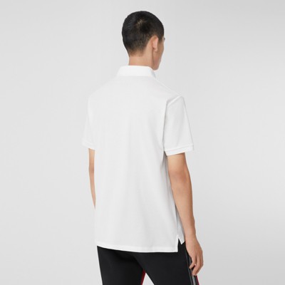 burberry white polo men