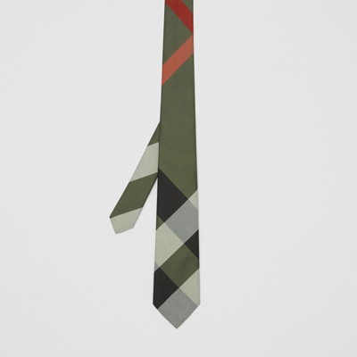 burberry tie green