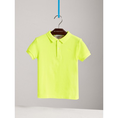 burberry polo shirt yellow