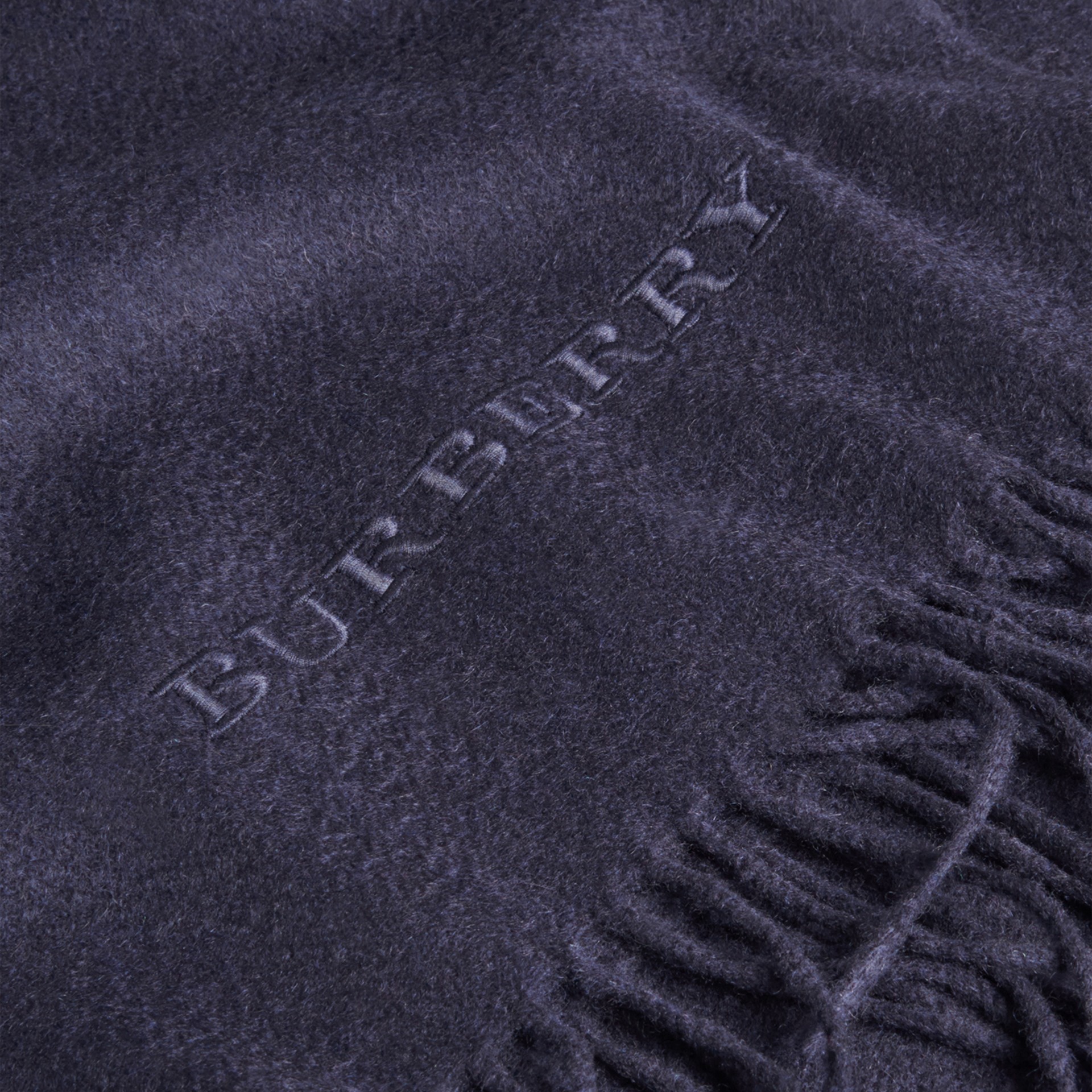 Cashmere Blanket in Navy - Women | Burberry United States