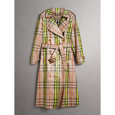 burberry check coat