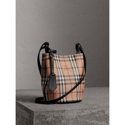 burberry haymarket check crossbody bag