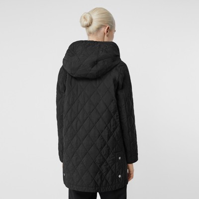 Diamond Quilted Thermoregulated Hooded 