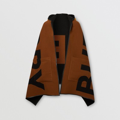 burberry hooded scarf