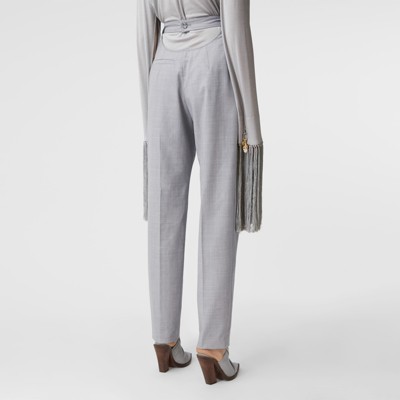 burberry pants womens silver