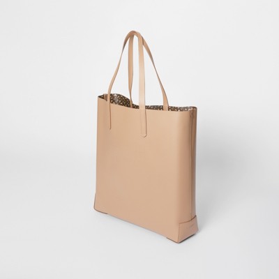 burberry large embossed leather tote
