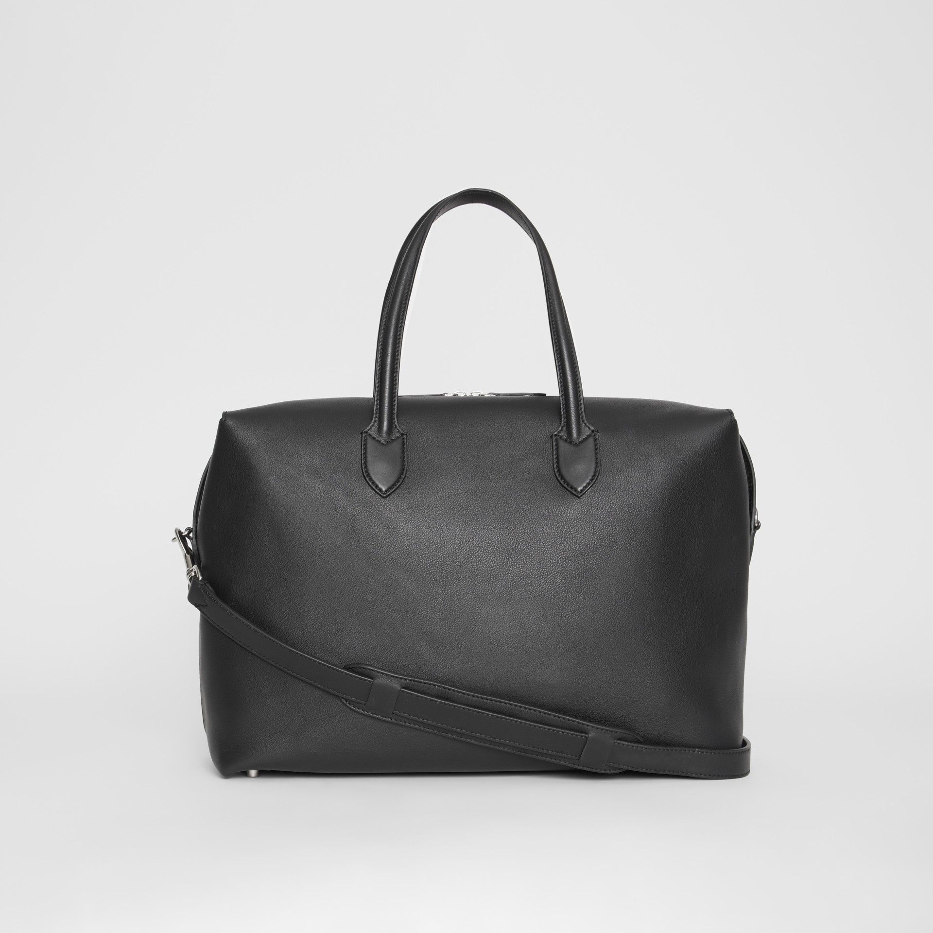 Soft Leather Holdall in Black - Men | Burberry United States